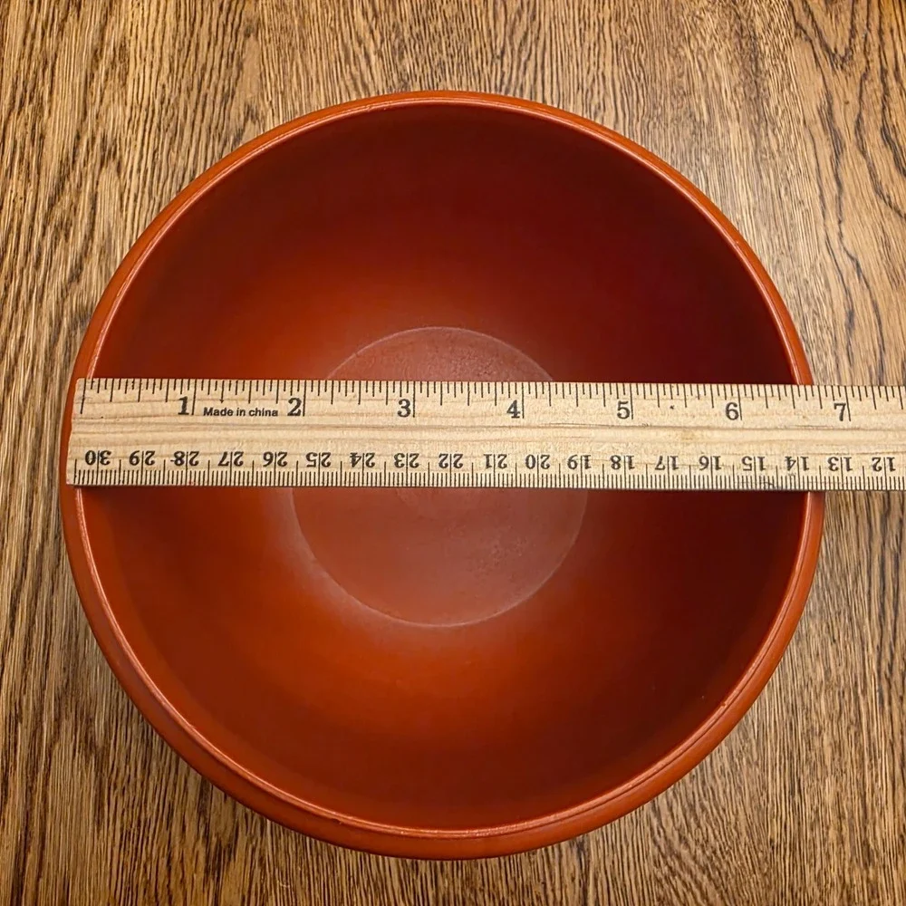 Vintage‎ Tupperware 271-11 Burnt Orange Mixing Bowl 7 Inch Retro Made in USA